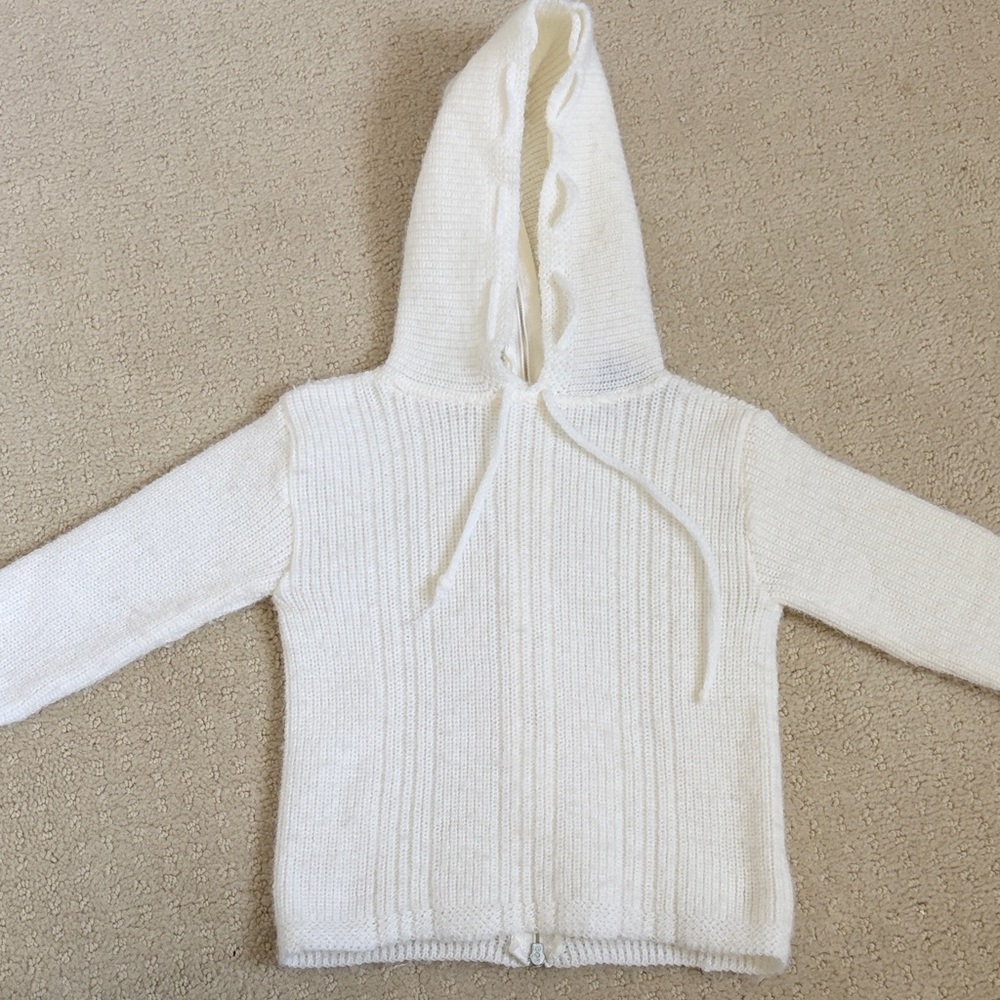 80s Vintage Cream Hoodie